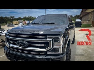 Installing SMOKED Recon Lights on F250