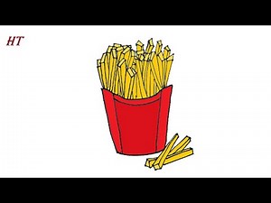 How to Draw French Fries