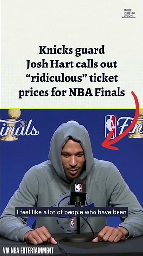 NBA Star Calls Out GREEDY Finals Ticket Prices 😳 #NBAFinals #JoshHart #NBA