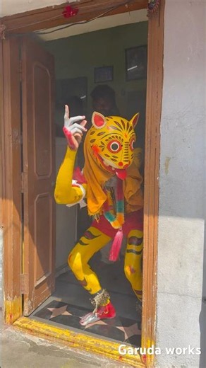 Pedda Puli Entry Dance At Jagityal Krishna Nagar #shorts #peddapuli #jagityal