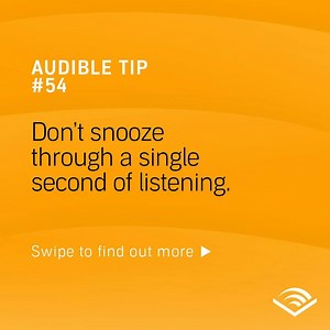 Time for bed? No problem. You won’t miss a moment of your listen with the sleep timer. | Audible