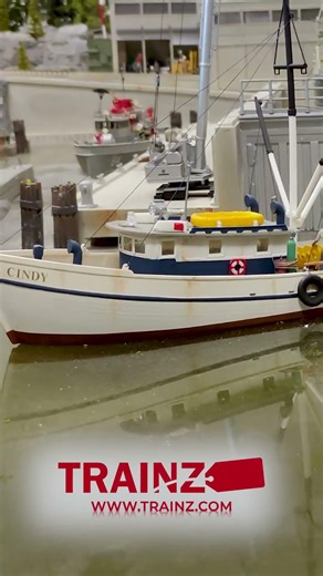 Fishing Boat “Cindy” at the Dock | Trainz Layout