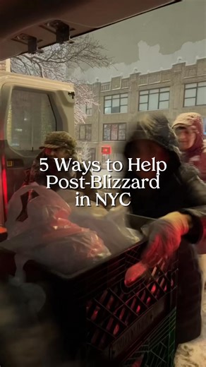 Over the next several days, New York Cares is mobilizing nearly 100 volunteer projects and more than 700 volunteers across the city—from pantry support to community programs. We’re working alongside NYC officials and New York City Emergency Management to help guide how volunteers can show up safely and effectively. ✋ Volunteer: Community partners are reopening and experiencing increased demand in the aftermath of the storm—and they need extra hands now more than ever. 🪏 Get Paid to Shovel: Help