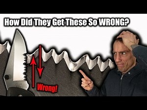 Knife Serrations Aren't What You Think..