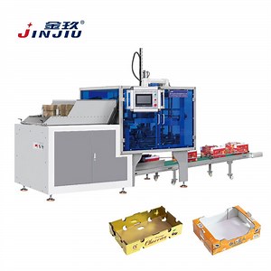 [Hot Item] Corrugated Paper Food Grade Fruit Vegetable Shipping Carton Making Forming Machine