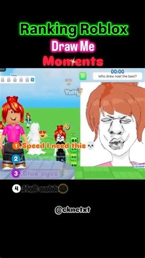 Roblox Draw me funny moments #funny #roblox #art #meme