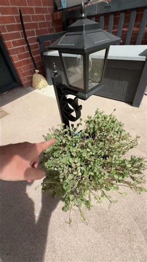 Hoodink 1/2 Pcs 2-in-1 Solar Lamp Post Light with Planter, Outdoor Waterproof Solar Garden Lights,