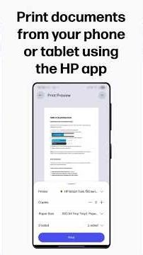 Imprima documentos do seu celular ou tablet usando o aplicativo HP | Impressoras HP #shorts