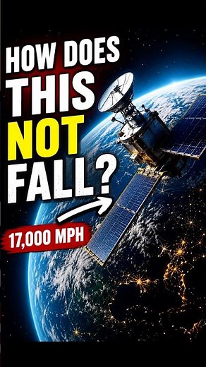 How Satellites Stay in Space (In 1 Minute)