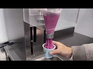 Automatic lifting swirl freeze frozen fruits dessert Ice Cream Blender machine