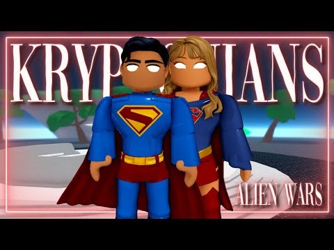 PLAYING AS KRYPTONIANS IN ROBLOX ALIEN WARS?? | Alien Wars (8min supergirl 6min superman)