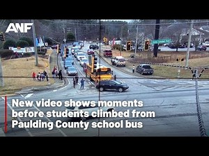 New video shows moments before students climbed from Paulding County school bus