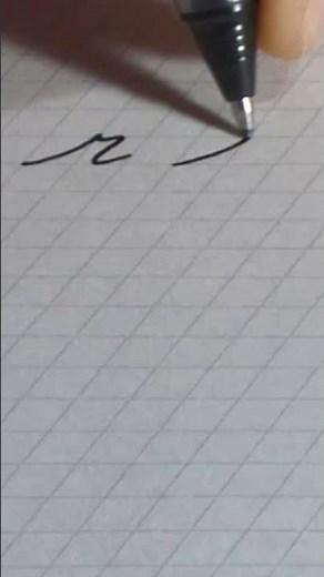 COMO HACER letra R en CURSIVA MINUSCULA | HOW TO MAKE letter R in CURSIVE letra cursiva Caligrafia