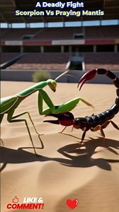 #PrayingMantis #Scorpion #NatureFight