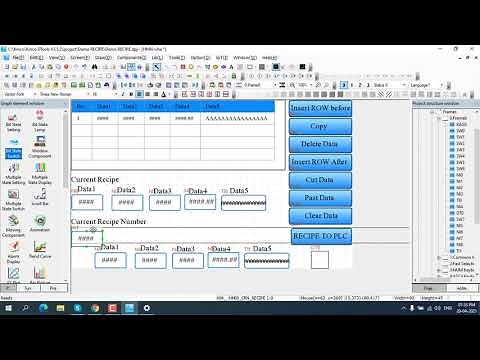 How to Use the Recipe Function in Kinco HMI?