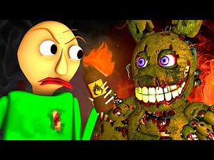 Baldi vs FNAF 5: Springtrap Final (Five Nights At Freddy's Horror 3D Animation)