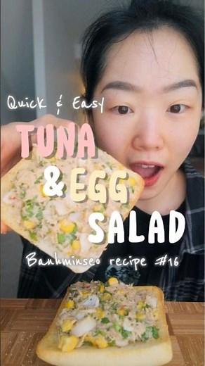 Tuna and egg salad that you can make it in 10 minutes
