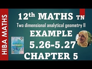 12th maths chapter 5 example 5.26-5.27 tn syllabus hiba maths