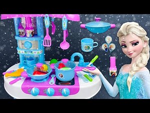 Ultimate ELSA Frozen Ice Kitchen Playset World ❄️ Satisfying with Unboxing |Disney Frozen Collection
