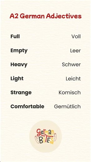 Can You Pass This German A2 Vocabulary Quiz? 🇩🇪 (6 Words) #germanvocabulary #germanforbeginners