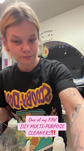 DIY MULTI-PURPOSE CLEANER‼️#fyp #foryou #solocleaner #cleantok #cleaninglady