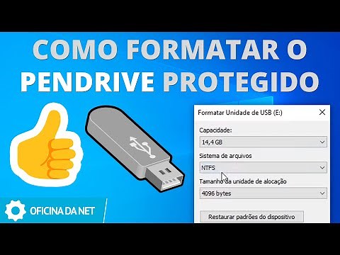 Como formatar um pendrive protegido contra gravação? - TUTORIAL