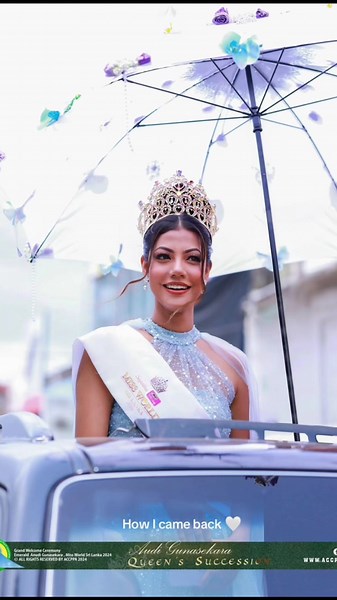 Custom Floral Arrangement for Miss World Sri Lanka 2024