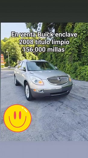 🚗 Buick Enclave 2008 en excelente estado 🚗 📄 Título limpio 🔧 156,000 millas ¡Este elegante y confiable SUV está listo para una nueva aventura! Con amplio espacio interior y un rendimiento sólido, es perfecto para viajes en familia o el día a día. 👉 Características destacadas: • Asientos cómodos y espaciosos • Climatización eficiente • Potente motor y transmisión suave Dime que lo viste en Facebook Precio negociable. ¡No dejes pasar esta oportunidad! 📞 Contáctanos hoy mismo para más detalle