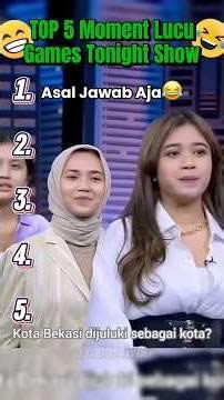 Top 5 Momen Lucu Games Tonight Show😂. #shorts #videolucu #hiburansegar