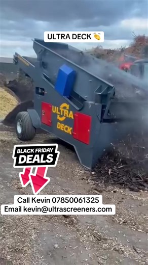 #ultradeck #soilscreening #grabhire #woodchip #biomass @ultraplant