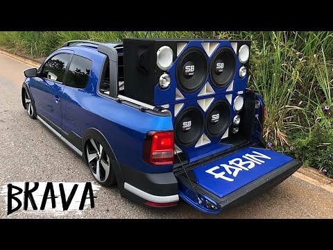 Saveiro cabine dupla baixa e com som pesado (4K)