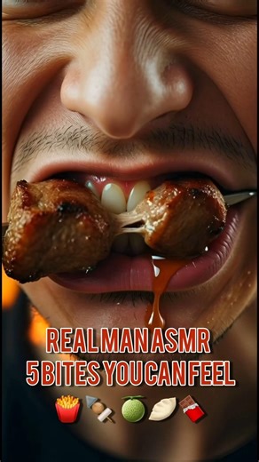 REAL MAN ASMR | 5 Bites You Can Feel