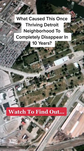 This ENTIRE Detroit Neighborhood Disappeared! Here’s Why. #abandoned #abandonedhome #abandonedhouse #detroit #michigan #fyp #foryou #viral