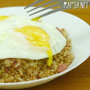 Savory Spam & Egg Fried Rice | Rapsa