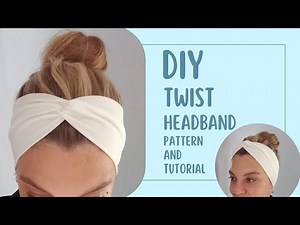 "Craft Your Style For Beginners: DIY Easy Twist Headband Tutorial for a Unique Look!"