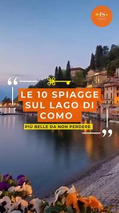 7.9K views · 40 reactions | Le 10 spiagge più belle del Lago di Como!...