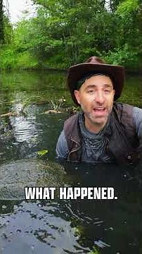 Leaping into water over my head to catch a massive snapping turtle!