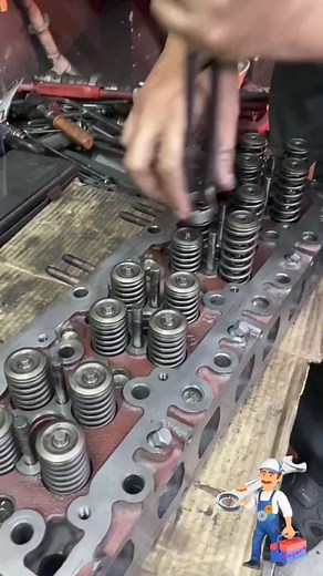 12K views · 134 reactions | engine valve lock #engine #mechanic #mechanical #workshop #skills | Automotive World | Facebook