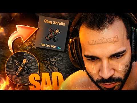 He threw a 100kk item into the boss's room and... Total F | Tibia Ferumbrinha