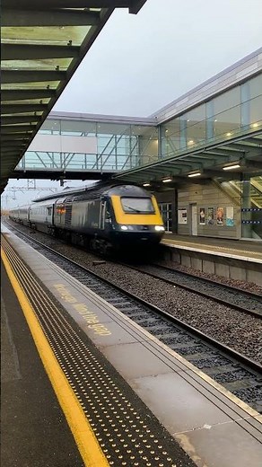Class 43 Scotrail upgraded HST through Edinburgh gateway.