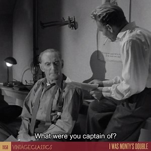 38 reactions | Time for a last minute swat-up on I WAS MONTY'S DOUBLE before the Blu-ray arrives tomorrow: scnl.co/IWasMontysDouble. The role of a lifetime. One wrong move and the Nazi's will see straight through this decoy... | Vintage Classics | Facebook