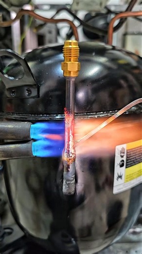 #welding #refrigeration #hvac #refrigerationtechnician #refrigerator #repair