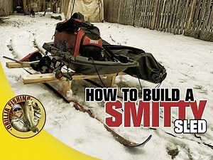 How To Build A Smitty Type Ice Fishing Sled | Easy DIY | December 2018