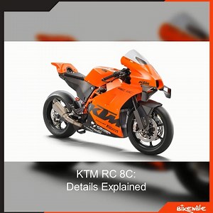 16K views · 20 reactions | KTM had recently launched its track-only motorcycle, the RC 8C globally. The supersport motorcycle was limited to just 100 units worldwide and was sold out in less than five minutes. To know more about the hand-built bike, let's take a look at the details of the same. #BWSnippet #Bikes2021 #Bikelife #Bikelifestyle #Bikes #motorcycle #KTM #KTMRC8C #KTMBikes | BikeWale | Facebook