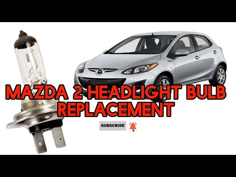 2014 MAZDA 2 HEADLIGHT BULB REPLACEMENT