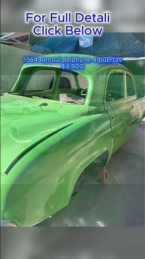 Classic Cars for Sale — Forgotten Project Cars Waiting to Be Finished