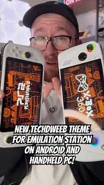 New TechDweeb theme for Emulation Station on Android and Handheld PC’s! 😍👾#shorts #gaming