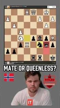Carlsen Unleashes a Deadly Attack — Qless or Mate, There Was No Escape ♟️🔥