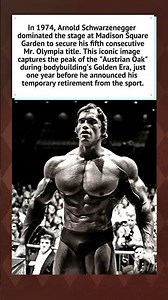Arnold Schwarzenegger: Mr. Olympia 1974 🏆