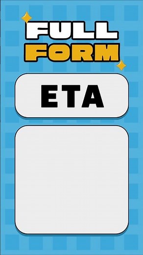 What is the full form ETA?